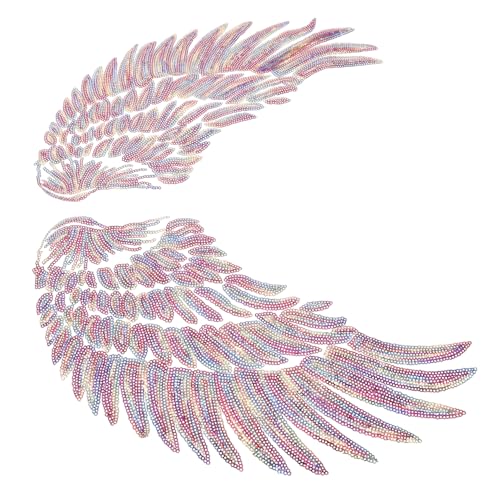 OSALADI 2 Stück Glitzernde Engelsflügel Aufnäher Pailletten Stoffpatches für Diy Kleidung Dekoration und Reparatur Hochwertige Applikationen für Nähprojekte OSALADI 2 Stück Glitzernde Engelsflügel Aufnäher Pailletten Stoffpatches für Diy Kleidung Dekoration und Reparatur Hochwertige Applikationen für Nähprojekte von OSALADI