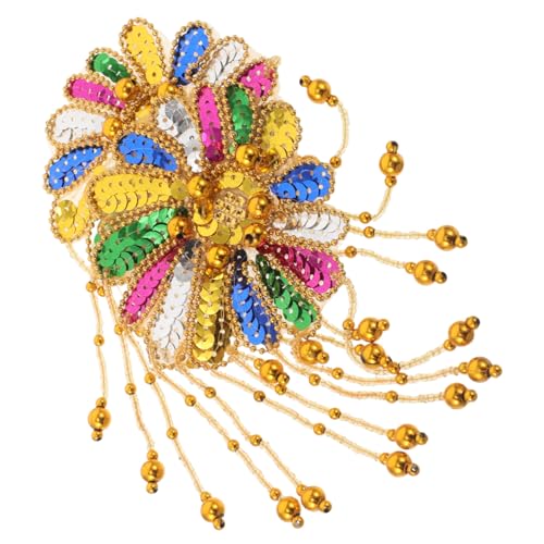 OSALADI 2 Stück Goldfarbene Pailletten-quasten-schulterpolster Leichte Langlebige Epauletten mit Blumenapplikation für Bühnenkostüme Cosplay und Karneval Bequeme Damen-schulterpads OSALADI 2 Stück Goldfarbene Pailletten-quasten-schulterpolster Leichte Langlebige Epauletten mit Blumenapplikation für Bühnenkostüme Cosplay und Karneval Bequeme Damen-schulterpads von OSALADI