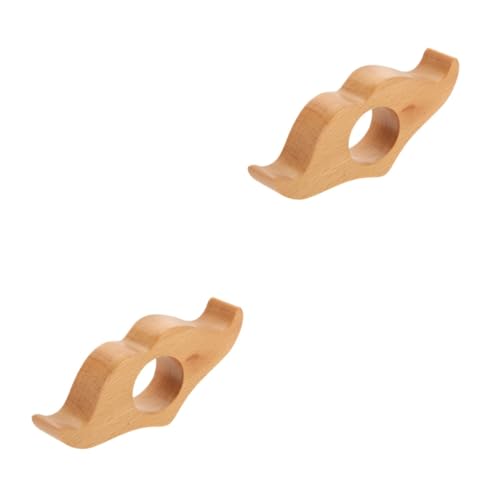 OSALADI 2 Stück Holzbuchpresse Buchseite Daumen lesen für cmc Form dekorativer Seitenhalter Fingerbuchhalter Daumenhalter zum Lesen bequemer Seitenverteiler Buchöffnerhalter Beige von OSALADI