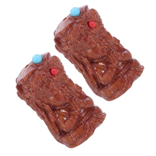 OSALADI 2 Stück Holzperlen Für Schmuck Holzschnitzperlen Schmuckperlen Holzperlen Mit Loch Perlen Zur Schmuckherstellung DIY Perlenanhänger DIY Holzperle OSALADI 2 Stück Holzperlen Für Schmuck Holzschnitzperlen Schmuckperlen Holzperlen Mit Loch Perlen Zur Schmuckherstellung DIY Perlenanhänger DIY Holzperle von OSALADI