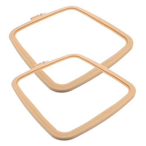 OSALADI 2 Stück Kunststoff Quadratischer Stickrahmen Verstellbar Leicht Robust für Kreuzstich Handstickerei DIY Basteln Nähzubehör OSALADI 2 Stück Kunststoff Quadratischer Stickrahmen Verstellbar Leicht Robust für Kreuzstich Handstickerei DIY Basteln Nähzubehör von OSALADI