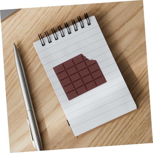 OSALADI 2 Stück Lustige Cartoon Notizblöcke Schokoladenform Praktische Memo Pads für Schule Büro Zuhause Geschenk Schreibblock OSALADI 2 Stück Lustige Cartoon Notizblöcke Schokoladenform Praktische Memo Pads für Schule Büro Zuhause Geschenk Schreibblock von OSALADI