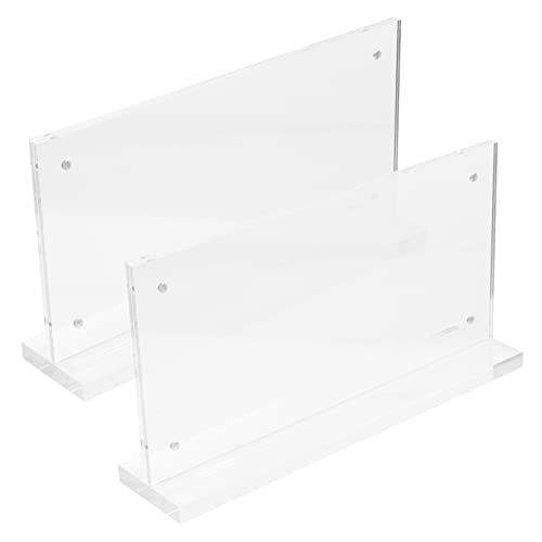 OSALADI 2 Stück Magnetische Acryl Ausstellungsständer Tischhalter Transparenter Kartenhalter Kleiner Geldscheinhalter Mehrere Magnetische Geldscheinhalter Geldschein OSALADI 2 Stück Magnetische Acryl Ausstellungsständer Tischhalter Transparenter Kartenhalter Kleiner Geldscheinhalter Mehrere Magnetische Geldscheinhalter Geldschein von OSALADI