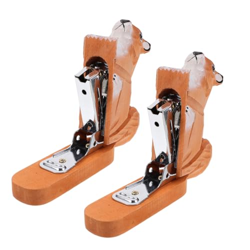 OSALADI 2 Stück Mini Handtacker Holz Kompakter Tragbarer Eichhörnchen-heftgerät für Büro Schule und Zuhause Kreativer Handgefertigter Tier-tacker für Kleine Dokumente und Leichte von OSALADI