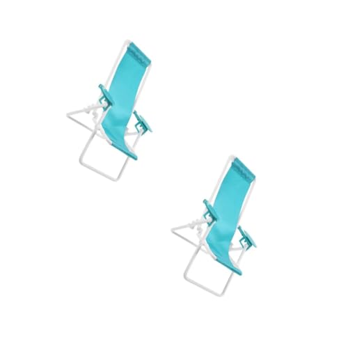 OSALADI 2 Stück Miniatur Klappbarer Strandstuhl Modell Ergonomischer Mini Liegestuhl Tragbarer Garten Lounge Stuhl für Puppenhaus Dekoration und Outdoor Camping Zubehör OSALADI 2 Stück Miniatur Klappbarer Strandstuhl Modell Ergonomischer Mini Liegestuhl Tragbarer Garten Lounge Stuhl für Puppenhaus Dekoration und Outdoor Camping Zubehör von OSALADI