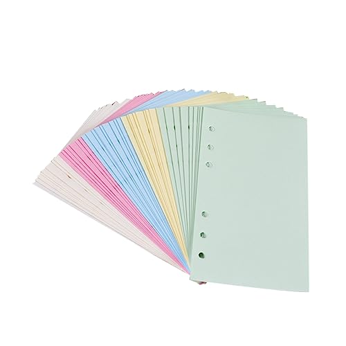 OSALADI 2 Stück Nachfüllpapier Farbiges Leeres Musterpapier mit Rasterdesign für Notizbuch und Ringordner und Übersichtlich von OSALADI