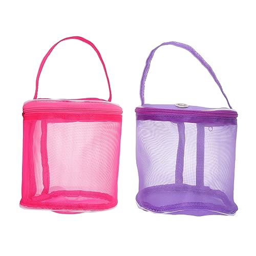 OSALADI 2 Stück Netz Wolle Garn Aufbewahrungstasche Tragbare Strickwerkzeug Tasche für DIY Projekte Klein Lila zum Organisieren von Wolle und Zubehör OSALADI 2 Stück Netz Wolle Garn Aufbewahrungstasche Tragbare Strickwerkzeug Tasche für DIY Projekte Klein Lila zum Organisieren von Wolle und Zubehör von OSALADI