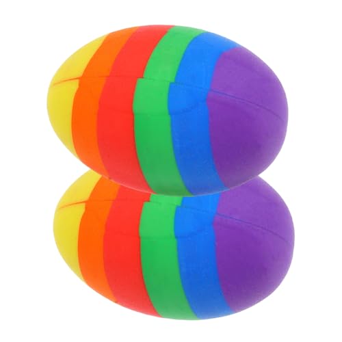 OSALADI 2 Stück Osterei-radiergummi Party Lustig Frühlings-mini-radiergummi Radiergummis Kind Winzig Artikel Ei Radiergummi Pastell Studenten Süße Mini-radierer Neuheitseraser von OSALADI