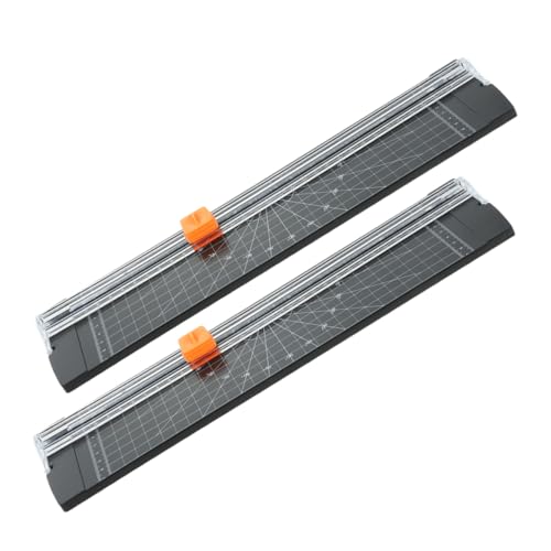 OSALADI 2 Stück Papierschneider Faltbar mit Sicherheitsklinge Tragbarer Präzisions Schneidehelfer für Scrapbooking Diy Bastelarbeiten Karton Fotos Kompakter Papiertrimmer für Büro und OSALADI 2 Stück Papierschneider Faltbar mit Sicherheitsklinge Tragbarer Präzisions Schneidehelfer für Scrapbooking Diy Bastelarbeiten Karton Fotos Kompakter Papiertrimmer für Büro und von OSALADI