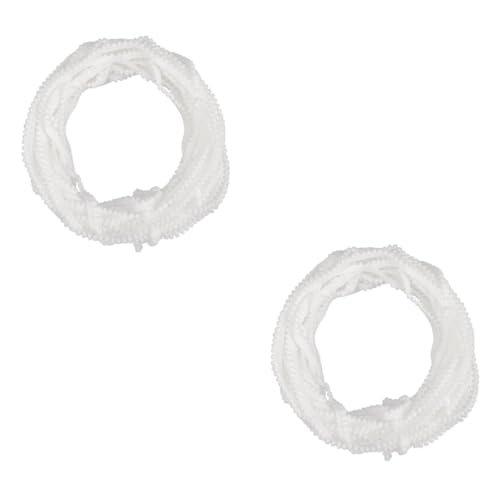 OSALADI 2 Stück Pom Pom Farbiges Fransenband mit Quasten für Diy Bastelprojekte Hochzeit Dekoration von Kleidung und Heimtextilien Yards Vielseitige Anwendung für Kreative Gestaltungen von OSALADI