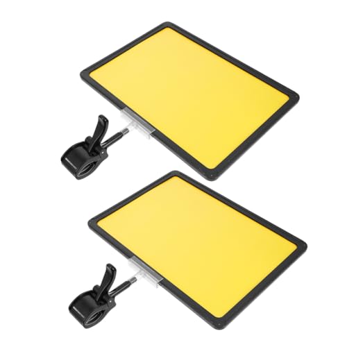 OSALADI 2 Stück Preisetikettenhalter aus Abs Drehbare Preisschild Klammern Stabile Wiederverwendbare Werbeclip für Laden Supermarkt und Preisschilder Anbringung OSALADI 2 Stück Preisetikettenhalter aus Abs Drehbare Preisschild Klammern Stabile Wiederverwendbare Werbeclip für Laden Supermarkt und Preisschilder Anbringung von OSALADI