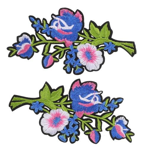 OSALADI 2 Stück Rosenbeet bestickt Aufnäher für Blumenkleidung Nähen gestickte Aufnäher Applikationen Blumenform Stoff Stickerei Applqiues gestickte Flicken zum Aufbügeln Polyesterfaden OSALADI 2 Stück Rosenbeet bestickt Aufnäher für Blumenkleidung Nähen gestickte Aufnäher Applikationen Blumenform Stoff Stickerei Applqiues gestickte Flicken zum Aufbügeln Polyesterfaden von OSALADI