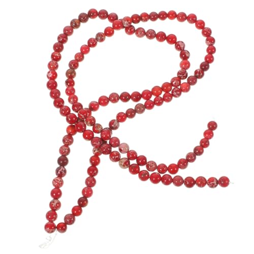 OSALADI 2 Stück Rote Armband Naturstein Perlen für DIY Schmuckherstellung Stilvolle Beaded Armbänder für Besondere Anlässe und von OSALADI