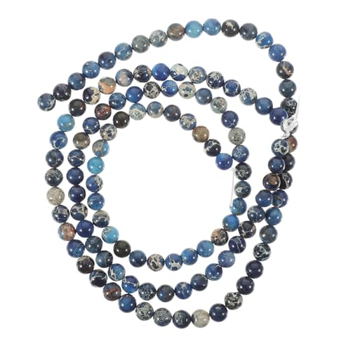 OSALADI 2 Stück Schmuckstein Armband Blauen Imperialstein Perlen Diy Beaded Jewelry für Kreative Schmuckgestaltung für und Feiern OSALADI 2 Stück Schmuckstein Armband Blauen Imperialstein Perlen Diy Beaded Jewelry für Kreative Schmuckgestaltung für und Feiern von OSALADI