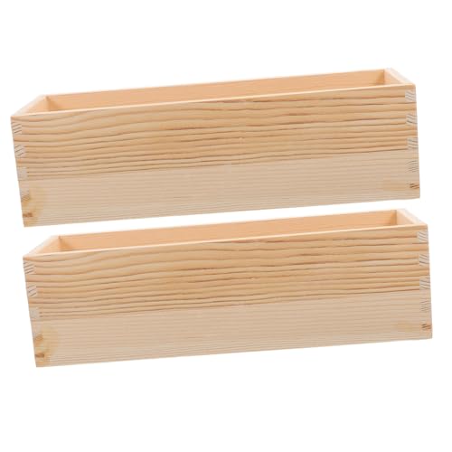 OSALADI 2 Stück Seifenform Seifenwerkzeug Seifen Silikonform DIY Bastelwerkzeug Form Zur Seifenherstellung Seifenstangenform Seifenherstellungsform DIY Form Holz Beige von OSALADI