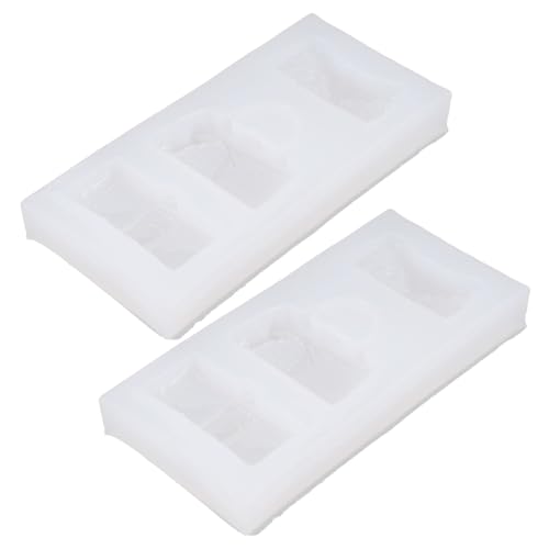 OSALADI 2 Stück Silikonform Handtasche Flexibel Strapazierfähig Schmuck Gießform DIY Anhänger Fondant Tasche Anhänger für Epoxidharz Schmuckherstellung Kompakt Leicht Lagerfähig von OSALADI