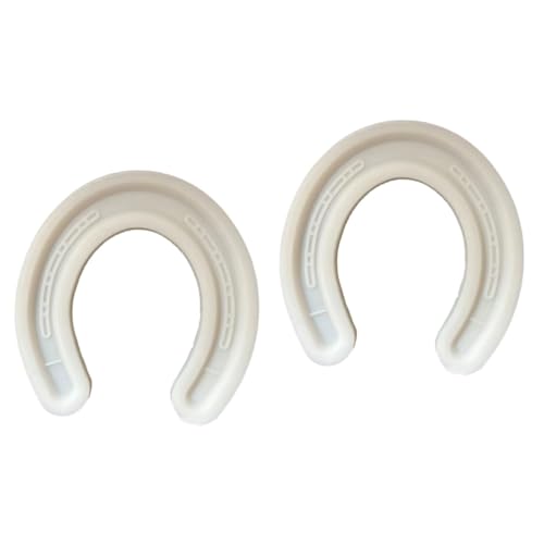 OSALADI 2 Stück Silikonform Herstellung Bad -Kerzenform aus Silikon einzigartige Kerzenformen Duftkerzenform in Hufeisenform Hufeisenförmige Kerzenform DIY formen Kieselgel Weiß von OSALADI