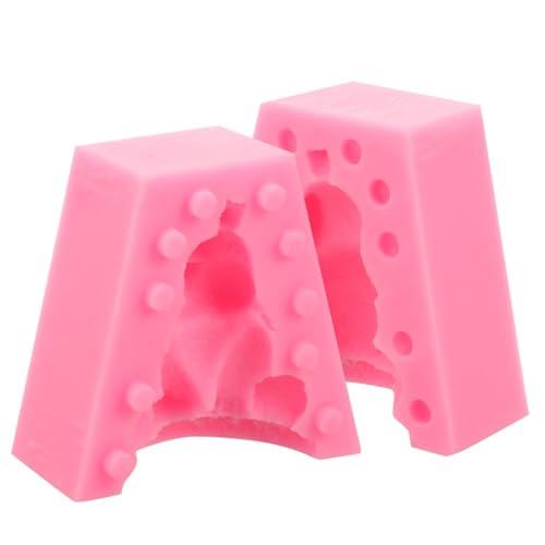 OSALADI 2 Stück Silikonform für Teiliges Flexible Gießform für Epoxidharz für Kuchen Seifen und Bastelprojekte Leicht zu Entformen Reinigen OSALADI 2 Stück Silikonform für Teiliges Flexible Gießform für Epoxidharz für Kuchen Seifen und Bastelprojekte Leicht zu Entformen Reinigen von OSALADI