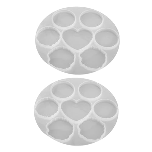 OSALADI 2 Stück Silikonformen für Handyhalter Irreguläre Epoxidharz Mold für Diy Handygriffe Wiederverwendbar und Flexibel für Kreative Bastelprojekte von OSALADI