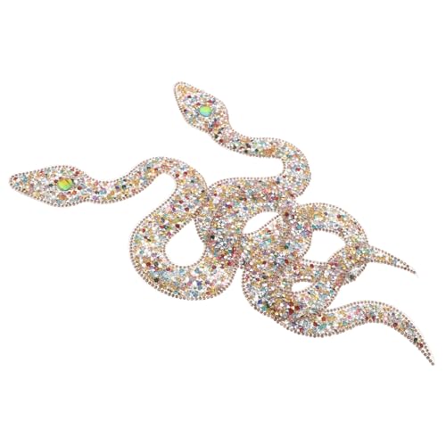 OSALADI 2 Stück Snake Applikation Patches mit Funkelnden Strasssteinen zum Aufbügeln ohne Nähen Langlebige Glitzerverzierung für Kleidung Schuhe Hüte Taschen DIY Mode Accessoires OSALADI 2 Stück Snake Applikation Patches mit Funkelnden Strasssteinen zum Aufbügeln ohne Nähen Langlebige Glitzerverzierung für Kleidung Schuhe Hüte Taschen DIY Mode Accessoires von OSALADI