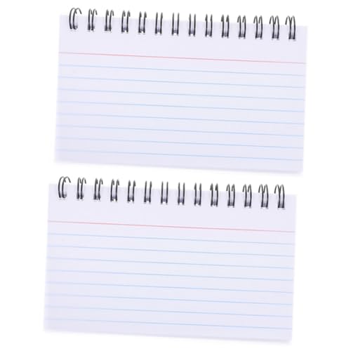 OSALADI 2 Stück Spiralförmiger Notizblock Liniert Karteikarten Lernkarten für Lehrer und Studenten Memo Pad Organisieren und Planen OSALADI 2 Stück Spiralförmiger Notizblock Liniert Karteikarten Lernkarten für Lehrer und Studenten Memo Pad Organisieren und Planen von OSALADI