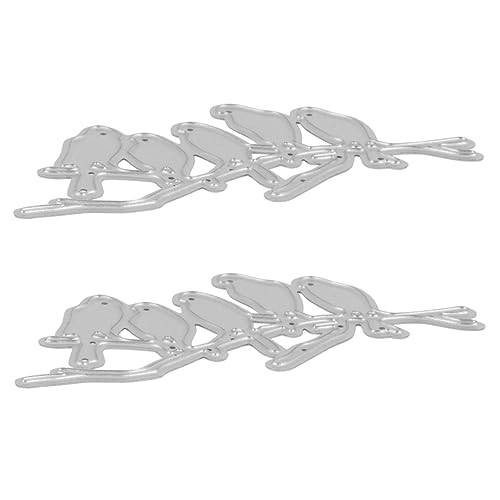 OSALADI 2 Stück Stanzformen mit Vogelmotiv Kohlenstoffstahl Diy Schneidvorlagen für Scrapbooking und Kartenherstellung Langlebige Prägewerkzeuge für Kreative Bastelprojekte OSALADI 2 Stück Stanzformen mit Vogelmotiv Kohlenstoffstahl Diy Schneidvorlagen für Scrapbooking und Kartenherstellung Langlebige Prägewerkzeuge für Kreative Bastelprojekte von OSALADI