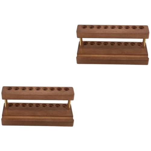 OSALADI 2 Stück Stifthalter Aus Massivem Holz Aufbewahrungsregal Für Acrylfarbe Farbhalter Für Acrylmalerei Aufbewahrungshalter Für Tintenflaschen Lackierstand Farbregal Metall Kaffee OSALADI 2 Stück Stifthalter Aus Massivem Holz Aufbewahrungsregal Für Acrylfarbe Farbhalter Für Acrylmalerei Aufbewahrungshalter Für Tintenflaschen Lackierstand Farbregal Metall Kaffee von OSALADI