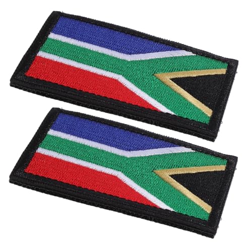 OSALADI 2 Stück Südafrika Flaggen Patches aus Stoff Abnehmbar Vielseitig für Kleidung Taschen Jacken Strapazierfähige State Badge Applikationen für Sport Feiern und Alltag OSALADI 2 Stück Südafrika Flaggen Patches aus Stoff Abnehmbar Vielseitig für Kleidung Taschen Jacken Strapazierfähige State Badge Applikationen für Sport Feiern und Alltag von OSALADI