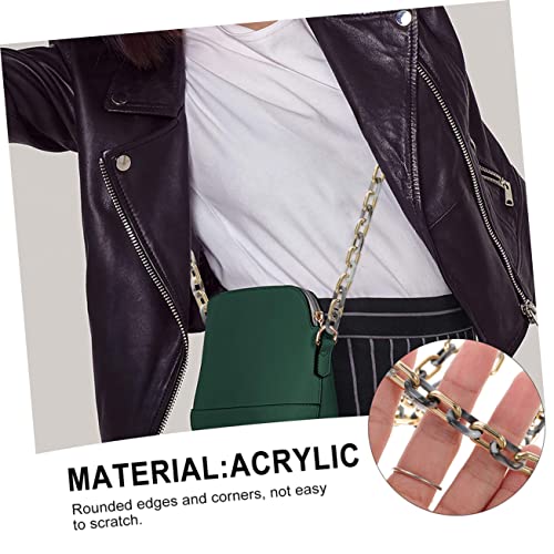 OSALADI 2 Stück Teiliges Acrylkettenset für Schmuckherstellung und DIY Armband Glatte Langlebige Ketten für Kleidung und Taschen Abnehmbar Dekorativ in Gold und Marmor Vielseitiges OSALADI 2 Stück Teiliges Acrylkettenset für Schmuckherstellung und DIY Armband Glatte Langlebige Ketten für Kleidung und Taschen Abnehmbar Dekorativ in Gold und Marmor Vielseitiges von OSALADI