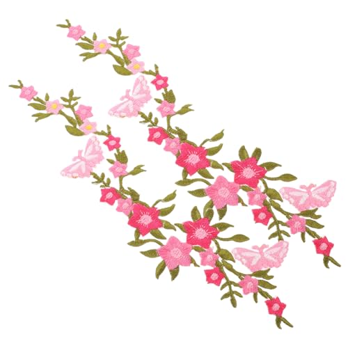 OSALADI 2 Stück Teiliges Bestickte Blumen und Schmetterlings Patches zum Aufbügeln DIY Kleidung Reparaturflicken und Dekorative Textilaufnäher für Jacken Jeans Rucksäcke Farbige OSALADI 2 Stück Teiliges Bestickte Blumen und Schmetterlings Patches zum Aufbügeln DIY Kleidung Reparaturflicken und Dekorative Textilaufnäher für Jacken Jeans Rucksäcke Farbige von OSALADI