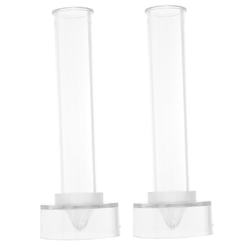 OSALADI 2 Stück Teiliges DIY Kerzenform Robustem Acryl Flexible und Glatte Kerzengießform Praktische Kegelförmige Stabkerzenform für Handgemachte Dekorative Kerzen von OSALADI
