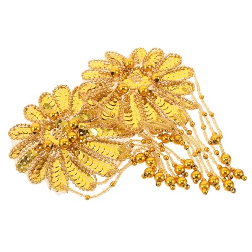 OSALADI 2 Stück Teiliges Goldene Pailletten Blumen Quasten Schulter-applikationen Handgefertigte Dekorative Epauletten für Kostüme Cosplay Tanz und Bühnenoutfits OSALADI 2 Stück Teiliges Goldene Pailletten Blumen Quasten Schulter-applikationen Handgefertigte Dekorative Epauletten für Kostüme Cosplay Tanz und Bühnenoutfits von OSALADI