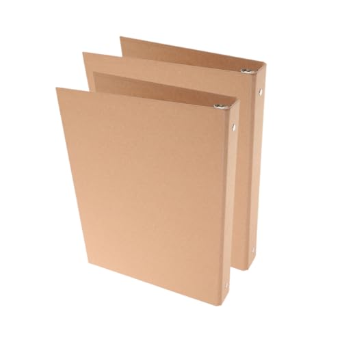 OSALADI 2 Stück Teiliges Kraftpapier Ringbuch Cover Wiederbefüllbare Notizbuchhülle Robust Schmutzabweisend Flexibel Mappe für Schule und Büro Nachhaltiger Schnellhefter Ersatz OSALADI 2 Stück Teiliges Kraftpapier Ringbuch Cover Wiederbefüllbare Notizbuchhülle Robust Schmutzabweisend Flexibel Mappe für Schule und Büro Nachhaltiger Schnellhefter Ersatz von OSALADI