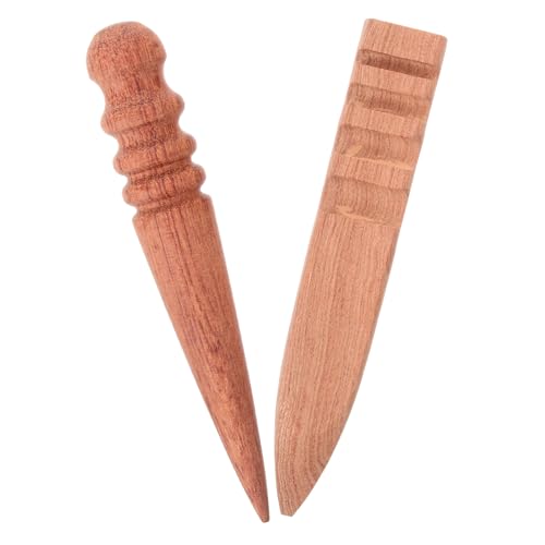 OSALADI 2 Stück Teiliges Leder Burnishing Holz Ergonomischer und Schleifstab Langlebiges Diy Werkzeug für Lederkantenveredelung und Handwerksprojekte OSALADI 2 Stück Teiliges Leder Burnishing Holz Ergonomischer und Schleifstab Langlebiges Diy Werkzeug für Lederkantenveredelung und Handwerksprojekte von OSALADI