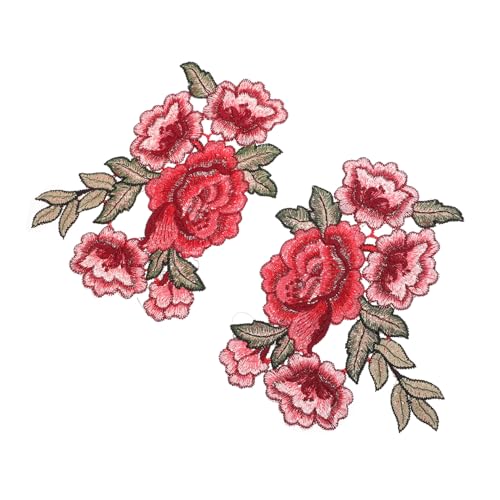 OSALADI 2 Stück Teiliges Rosenblumen Patches aus Polyester Bunte Spitzen applikationen zum Aufnähen Linker und Rechte Kragenverzierung für DIY Kleidung Handwerk und Hochzeitsschmuck OSALADI 2 Stück Teiliges Rosenblumen Patches aus Polyester Bunte Spitzen applikationen zum Aufnähen Linker und Rechte Kragenverzierung für DIY Kleidung Handwerk und Hochzeitsschmuck von OSALADI