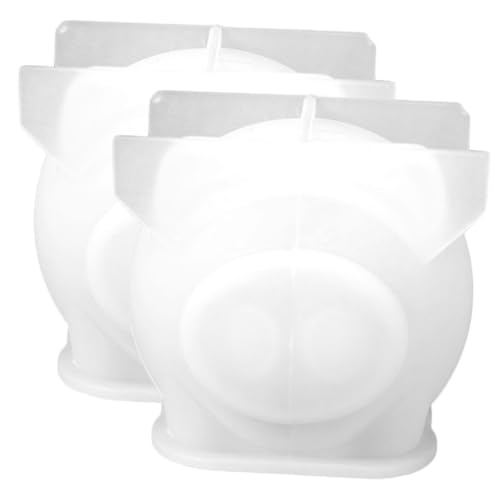 OSALADI 2 Stück Teiliges Silikon Resin Formset Schwein Glatte Epoxidharz Gießform Reißfestes DIY Zubehör für Kreative Schwein Ornamente Einfach zu Entformen für Bastelprojekte und OSALADI 2 Stück Teiliges Silikon Resin Formset Schwein Glatte Epoxidharz Gießform Reißfestes DIY Zubehör für Kreative Schwein Ornamente Einfach zu Entformen für Bastelprojekte und von OSALADI