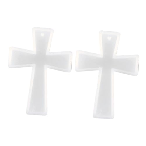 OSALADI 2 Stück Teiliges Silikonform Kreuz Schlüsselanhänger Gießform für DIY Schmuck Basteln Epoxidharz Kreuzanhänger Flexible Handarbeit Silikonform für Anhänger OSALADI 2 Stück Teiliges Silikonform Kreuz Schlüsselanhänger Gießform für DIY Schmuck Basteln Epoxidharz Kreuzanhänger Flexible Handarbeit Silikonform für Anhänger von OSALADI