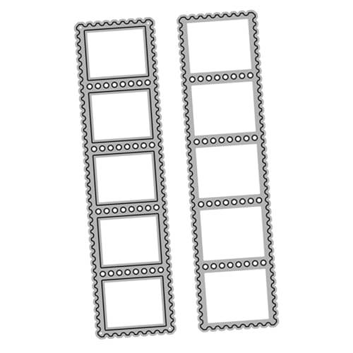 OSALADI 2 Stück Teiliges Stanzform aus Metallcarbonstahl Robuste Schneidformen für DIY Briefmarken Scrapbooking Kartenherstellung Fotoalben Hochzeitseinladungen Vielseitige Präge und OSALADI 2 Stück Teiliges Stanzform aus Metallcarbonstahl Robuste Schneidformen für DIY Briefmarken Scrapbooking Kartenherstellung Fotoalben Hochzeitseinladungen Vielseitige Präge und von OSALADI