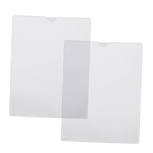 OSALADI 2 Stück Teiliges Transparentes Acryl Display Rack mit Doppelkammer Praktischer Wand und Tischhalter für Papier Flyer und Etiketten Glasklarer Acryl Aufsteller für Büro und Geschäft OSALADI 2 Stück Teiliges Transparentes Acryl Display Rack mit Doppelkammer Praktischer Wand und Tischhalter für Papier Flyer und Etiketten Glasklarer Acryl Aufsteller für Büro und Geschäft von OSALADI