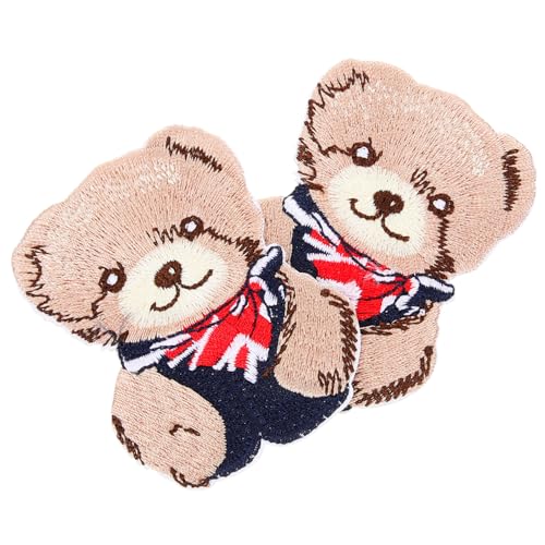 OSALADI 2 Stück Tierische Stickerei Patches Süße Cartoon Tier Aufnäher für DIY Kleidung Taschen Hüte und Schuhe zur Dekoration und Reparatur von Stoffen OSALADI 2 Stück Tierische Stickerei Patches Süße Cartoon Tier Aufnäher für DIY Kleidung Taschen Hüte und Schuhe zur Dekoration und Reparatur von Stoffen von OSALADI