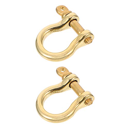 OSALADI 2 Stück U Förmige D Ringe Reinem Kupfer Handgefertigte Schnallen für Diy Schlüsselanhänger Laptoptaschen Hundehalsbänder und Mehr OSALADI 2 Stück U Förmige D Ringe Reinem Kupfer Handgefertigte Schnallen für Diy Schlüsselanhänger Laptoptaschen Hundehalsbänder und Mehr von OSALADI