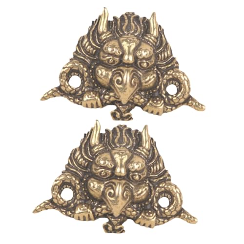 OSALADI 2 Stück Vintage Messingknöpfe Antike Handwerksknöpfe für DIY Taschen Langlebige Dekorative Knöpfe für Tibetischer Stil Einzigartiges Design Robust und Rostfrei OSALADI 2 Stück Vintage Messingknöpfe Antike Handwerksknöpfe für DIY Taschen Langlebige Dekorative Knöpfe für Tibetischer Stil Einzigartiges Design Robust und Rostfrei von OSALADI