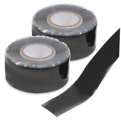 OSALADI 2 Stück Wasserdichtes Reparaturband Selbstverschweißendes Dichtband für Wasserrohrlecks PVC Klebeband Kalt und Hitzebeständig Rohrabdichtung für Stahl Kupfer Edelstahl OSALADI 2 Stück Wasserdichtes Reparaturband Selbstverschweißendes Dichtband für Wasserrohrlecks PVC Klebeband Kalt und Hitzebeständig Rohrabdichtung für Stahl Kupfer Edelstahl von OSALADI
