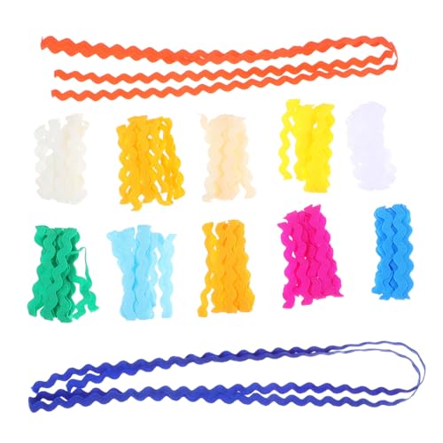 OSALADI 2 Stück Wellenband Geschenkband Teiliges Multicolor Bastelband für Party und Weihnachtsdekoration Farben pro für Diy Projekte und Geschenkverpackungen OSALADI 2 Stück Wellenband Geschenkband Teiliges Multicolor Bastelband für Party und Weihnachtsdekoration Farben pro für Diy Projekte und Geschenkverpackungen von OSALADI