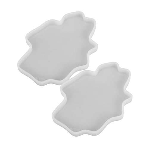 OSALADI 2 Stücke Epoxidharz Form für Diy Untersetzer Spiegelpolierte Kleine Wiederverwendbar für Bastelprojekte Einfache und Demontage Designs von OSALADI
