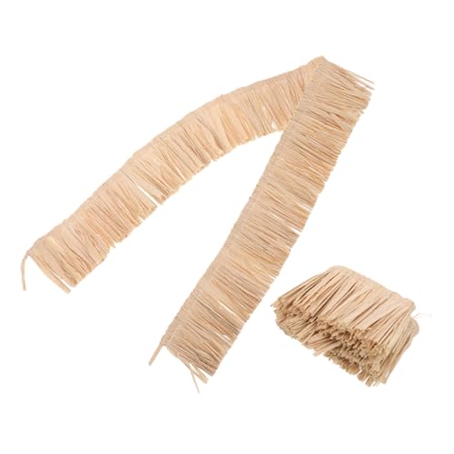 OSALADI 2 Stücke Handgewebte Raffia Borte Natürliche Bastquaste für Diy Bastelarbeiten Vielseitige Fransenverzierung für Taschen Schuhmaterialien Kreative Sommerparty Deko OSALADI 2 Stücke Handgewebte Raffia Borte Natürliche Bastquaste für Diy Bastelarbeiten Vielseitige Fransenverzierung für Taschen Schuhmaterialien Kreative Sommerparty Deko von OSALADI
