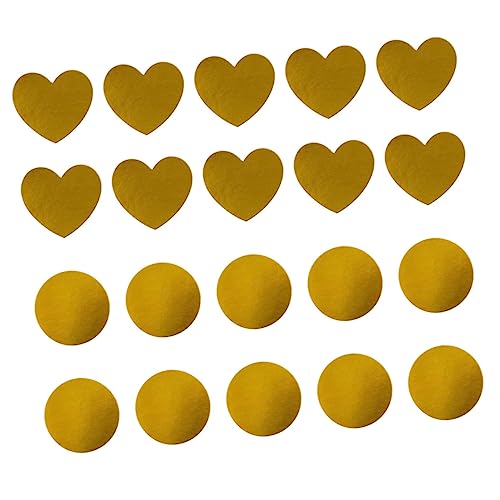 OSALADI 20 Blatt Dekorative Goldfolien Aufkleber Selbstklebende Etiketten für Umschläge DIY und Scrapbooking Herzen Kreise OSALADI 20 Blatt Dekorative Goldfolien Aufkleber Selbstklebende Etiketten für Umschläge DIY und Scrapbooking Herzen Kreise von OSALADI