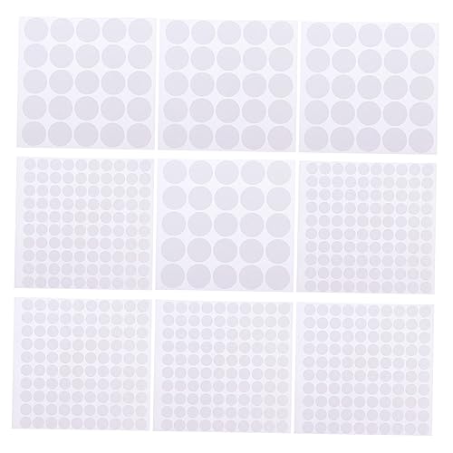 OSALADI 20 Blatt Doppelseitige Klebepunkte Abnehmbare Transparente Klebepads für DIY Basteln Party Dekoration Karten und ohne Kleberückstände von OSALADI