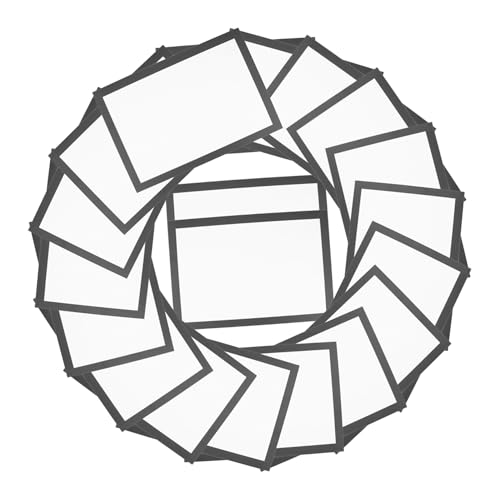OSALADI 20 Blatt Malpapier mit Farbigem Rahmen Stabiles Bastelpapier für Beidseitig Verwendbar für DIY Kunst Schulprojekte und Kreative Zeichnungen von OSALADI