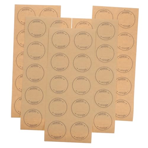 OSALADI 20 Blatt Runde Selbstklebende Olivenzweig Etiketten Aufkleber Beschreibbar Geschenkverpackung Dichtungsaufkleber für Boxen Dekoration für Geschenke und Bastelbedarf OSALADI 20 Blatt Runde Selbstklebende Olivenzweig Etiketten Aufkleber Beschreibbar Geschenkverpackung Dichtungsaufkleber für Boxen Dekoration für Geschenke und Bastelbedarf von OSALADI